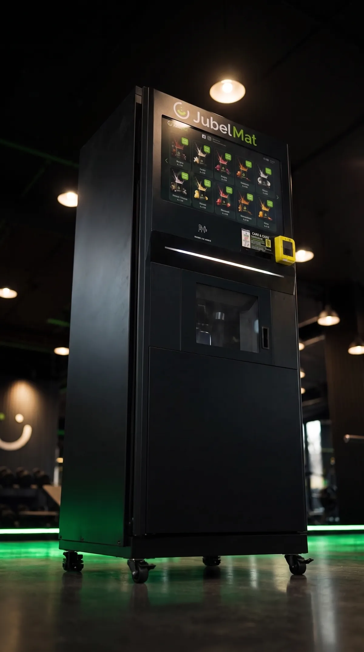 Touchdisplay und Kartenterminal des Automaten