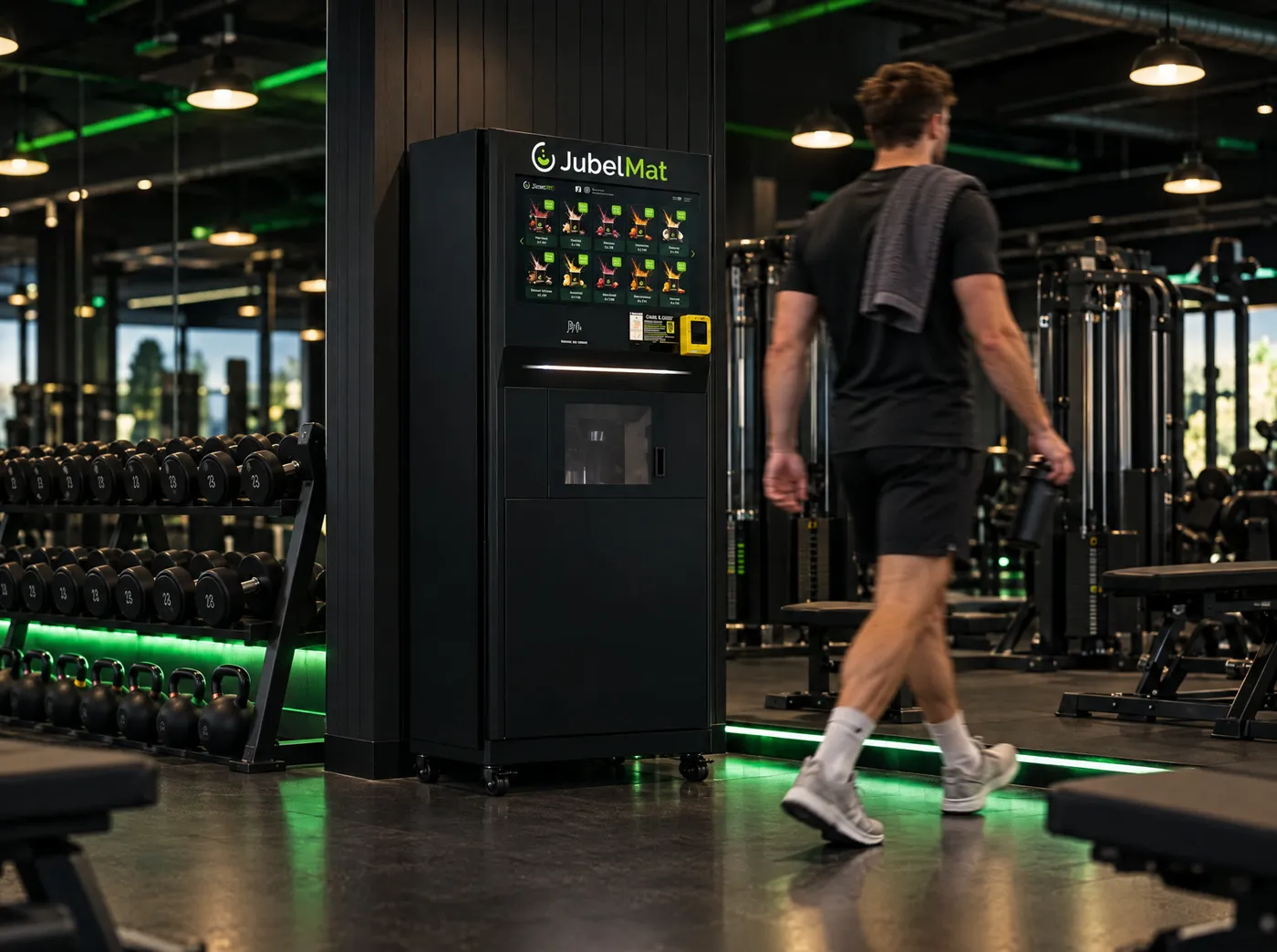 JubelMat-Automat: Fitnessstudios