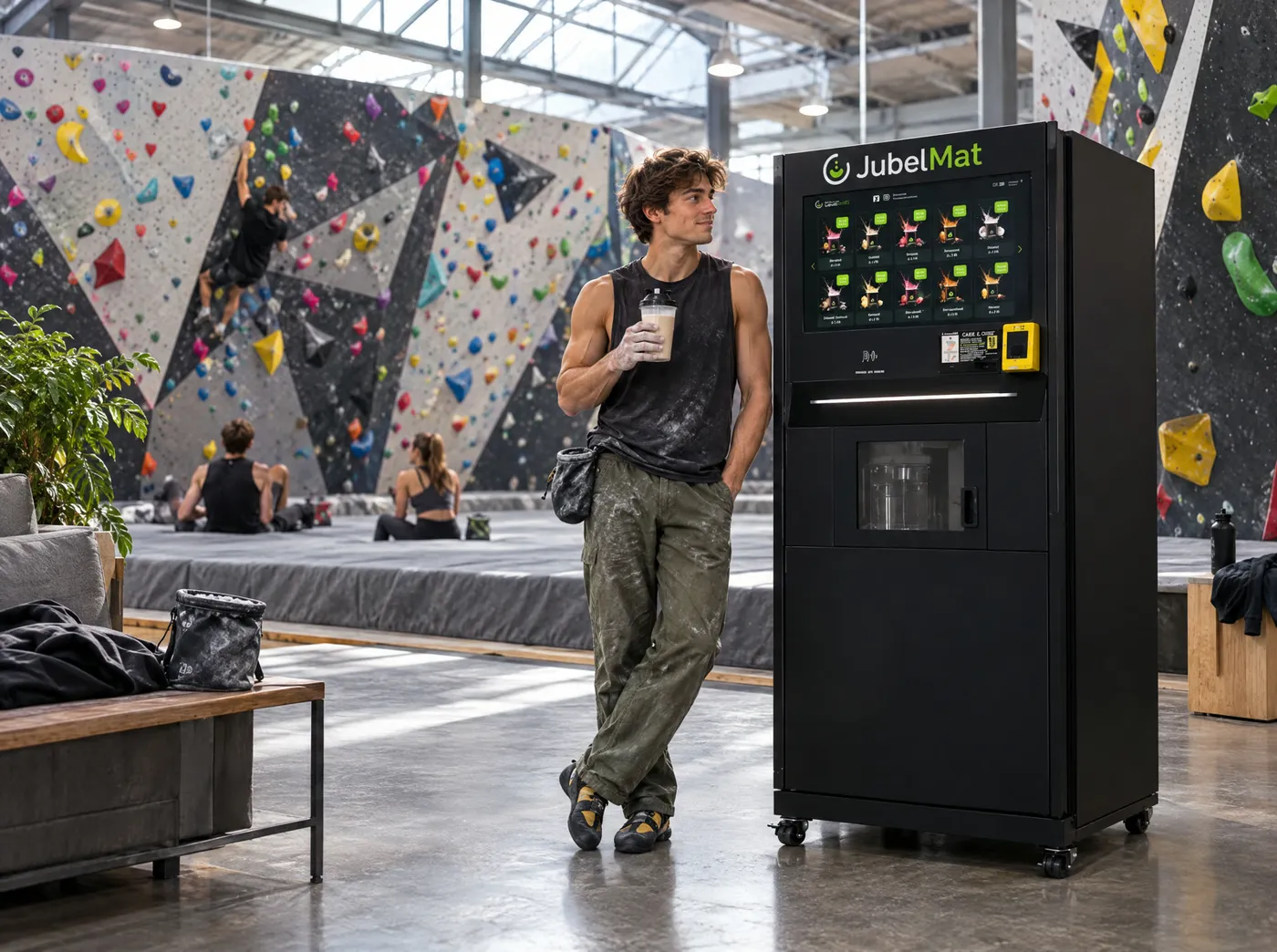 JubelMat-Automat: Kletterhallen