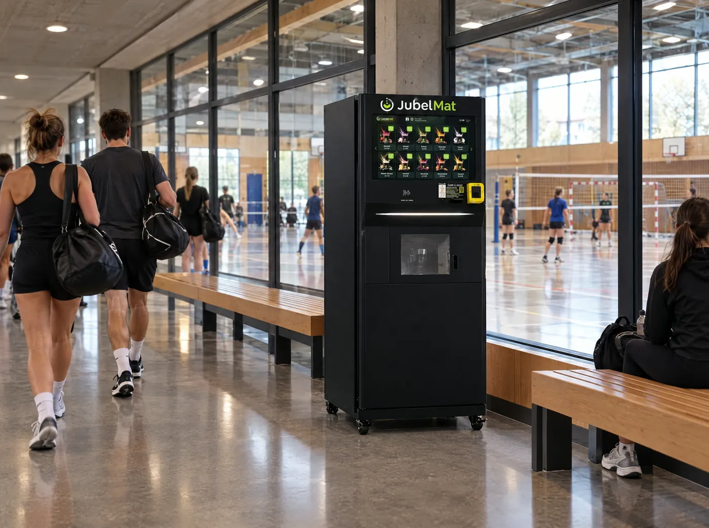 JubelMat-Automat: Öffentliche Sportanlagen